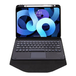 Capa de Couro com Teclado Bluetooth, Touchpad e Slot para Caneta Z11B-A, para iPad Pro 11 2021/2020/2018, para iPad Air 11 2025 / 2024 / Air 5 / Air 4, para iPad 10.2 2021/2020/2019