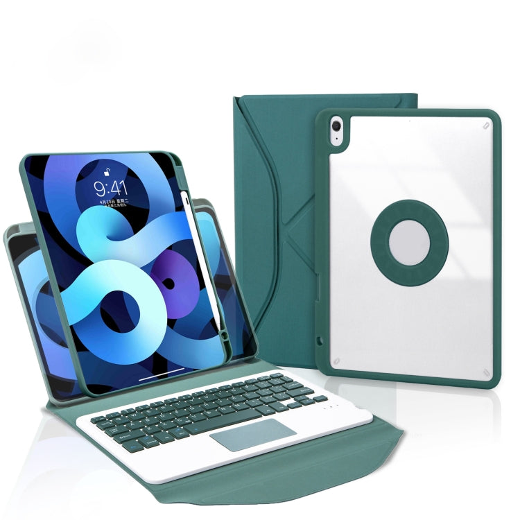 Capa de Couro com Teclado Bluetooth, Touchpad e Slot para Caneta Z11B-A, para iPad Pro 11 2021/2020/2018, para iPad Air 11 2025 / 2024 / Air 5 / Air 4, para iPad 10.2 2021/2020/2019