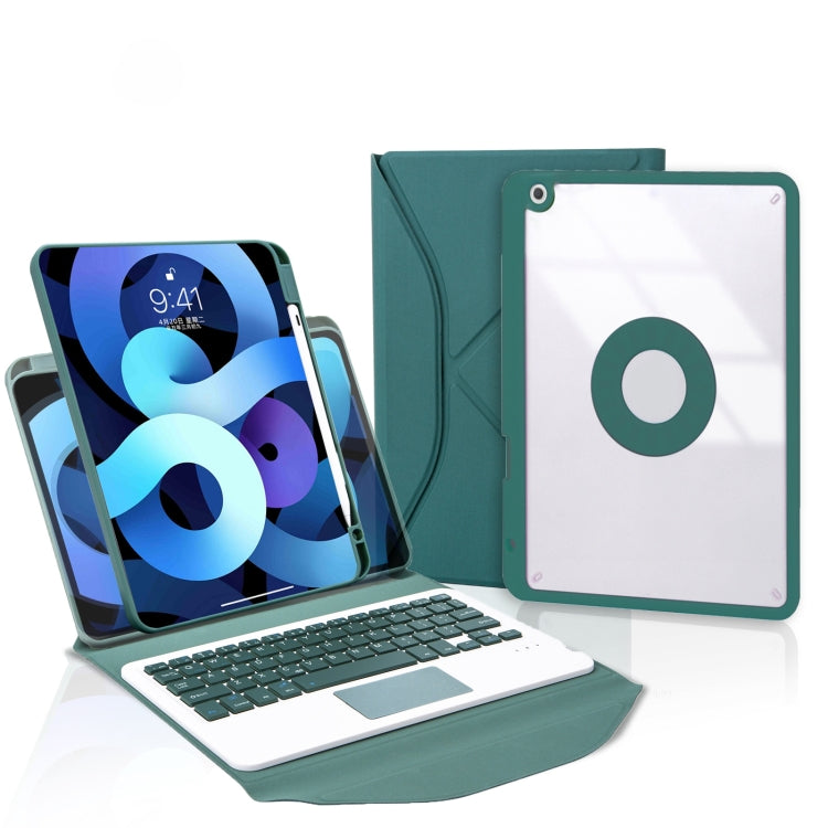 Capa de Couro com Teclado Bluetooth, Touchpad e Slot para Caneta Z11B-A, para iPad Pro 11 2021/2020/2018, para iPad Air 11 2025 / 2024 / Air 5 / Air 4, para iPad 10.2 2021/2020/2019