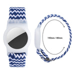 Pulseira de Nylon com Localizador Anti-perda e Capa Protetora TPU para AirTag 2ª Geração / AirTag 1ª Geração