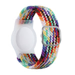 Pulseira de Nylon com Localizador Anti-perda e Capa Protetora TPU para AirTag 2ª Geração / AirTag 1ª Geração