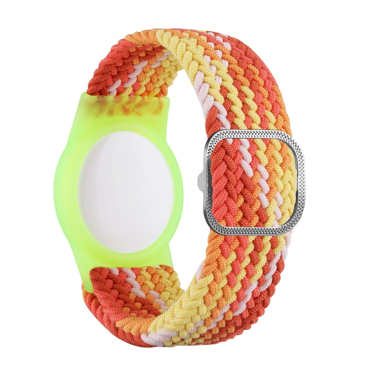 Pulseira de Nylon com Localizador Anti-perda e Capa Protetora TPU para AirTag 2ª Geração / AirTag 1ª Geração