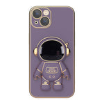 Plating Astronaut Holder Phone Case, For iPhone 11