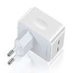 Carregador PD 50W com Duas Portas USB-C / Type-C, PD 50W Ficha UE, PD 50W Ficha EUA
