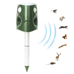 SJZ026 Repelente Ultrassónico Solar para Animais ao Ar Livre 360 Graus, SJZ026