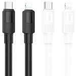 hoco X84 Cabo de Carregamento e Dados PD Sólido USB-C / Tipo-C para 8 Pinos 20W, Comprimento: 1m