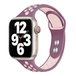 Correia de relógio de cintura pequena com pregos duplos para Apple Watch Series, 7 45mm / 6&SE&5&4 44mm / 3&2&1 42mm, 7 41mm / 6&SE&5&4 40mm / 3&2&1 38mm