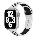 Correia de relógio de cintura pequena com pregos duplos para Apple Watch Series, 7 45mm / 6&SE&5&4 44mm / 3&2&1 42mm, 7 41mm / 6&SE&5&4 40mm / 3&2&1 38mm