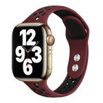 Correia de relógio de cintura pequena com pregos duplos para Apple Watch Series, 7 45mm / 6&SE&5&4 44mm / 3&2&1 42mm, 7 41mm / 6&SE&5&4 40mm / 3&2&1 38mm