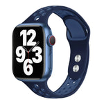 Correia de relógio de cintura pequena com pregos duplos para Apple Watch Series, 7 45mm / 6&SE&5&4 44mm / 3&2&1 42mm, 7 41mm / 6&SE&5&4 40mm / 3&2&1 38mm