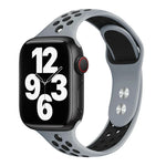 Correia de relógio de cintura pequena com pregos duplos para Apple Watch Series, 7 45mm / 6&SE&5&4 44mm / 3&2&1 42mm, 7 41mm / 6&SE&5&4 40mm / 3&2&1 38mm