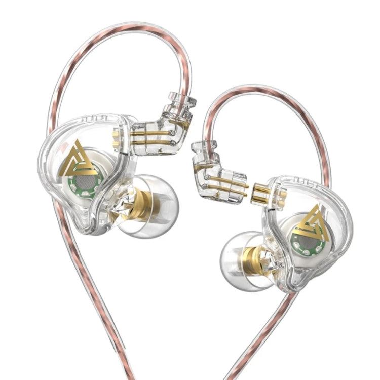 QKZ AK6 PLUS Auricular com fio dinâmico de graves HiFi com cabo de áudio destacável, com microfone, sem microfone