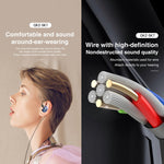 QKZ SK7 Auricular desportivo intra-auricular com driver de cobre e ficha de 3,5 mm, estéreo HiFi com microfone
