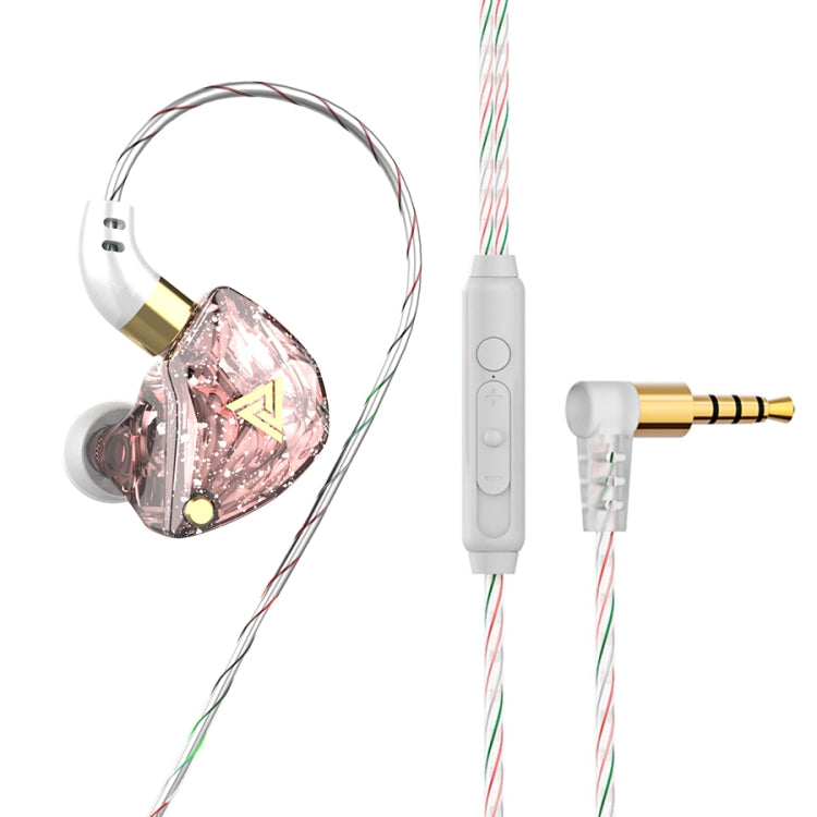 QKZ SK8 Auricular desportivo intra-auricular dinâmico com ficha de 3,5 mm, monitor HiFi com microfone