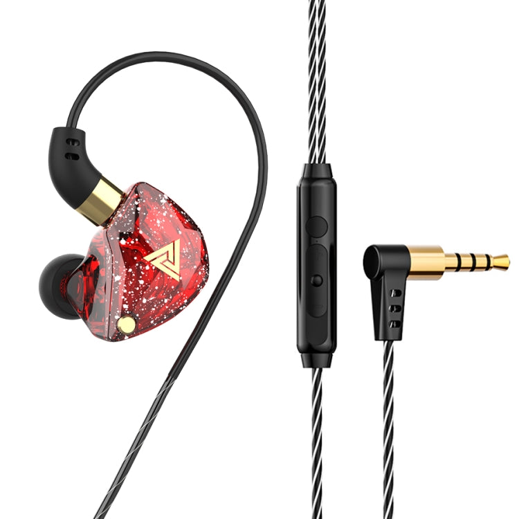 QKZ SK8 Auricular desportivo intra-auricular dinâmico com ficha de 3,5 mm, monitor HiFi com microfone