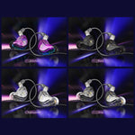 QKZ ZXT Auricular desportivo intra-auricular com fio, controlo e ficha, monitor de palco estéreo HiFi, versão standard, com microfone