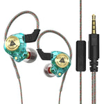 QKZ AK3 FiLe Auricular In-ear Subwoofer com Controlo por Fios e Microfone
