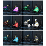 QKZ ZEN Auricular In-ear Subwoofer com Controlo por Fios para Música, Corrida e Desporto, com Microfone