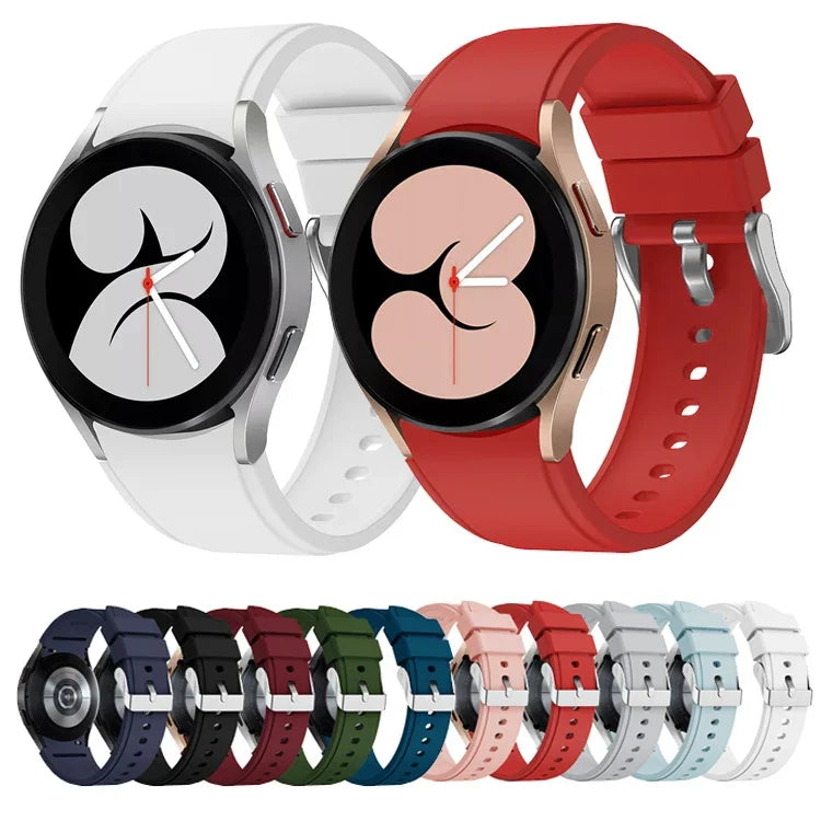 Correia de Relógio em Silicone mm, Para Samsung Galaxy Watch 5 40mm, Para Samsung Galaxy Watch 5 Pro 45mm