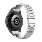 Correia de Relógio em Aço com Três Fios, Para Samsung Galaxy Watch 5 40mm, Para Samsung Galaxy Watch 5 Pro 45mm