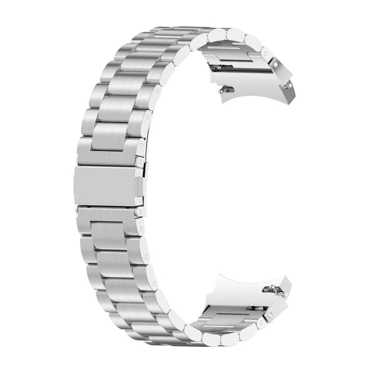 Correia de Relógio em Aço com Três Fios, Para Samsung Galaxy Watch 5 40mm, Para Samsung Galaxy Watch 5 Pro 45mm