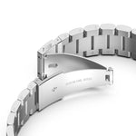 Correia de Relógio em Aço com Três Fios, Para Samsung Galaxy Watch 5 40mm, Para Samsung Galaxy Watch 5 Pro 45mm