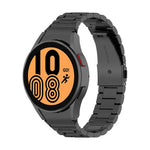 Correia de Relógio em Aço com Três Fios, Para Samsung Galaxy Watch 5 40mm, Para Samsung Galaxy Watch 5 Pro 45mm
