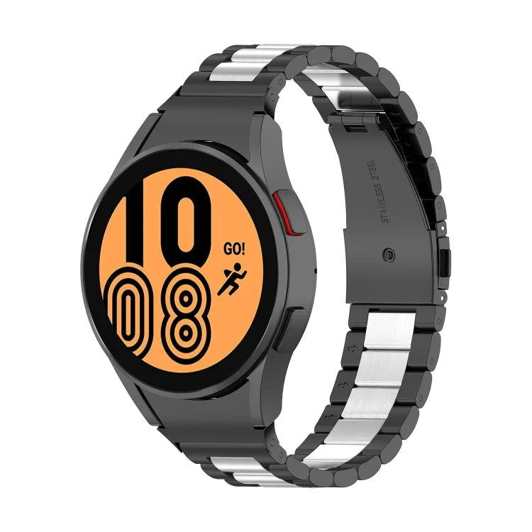 Correia de Relógio em Aço com Três Fios, Para Samsung Galaxy Watch 5 40mm, Para Samsung Galaxy Watch 5 Pro 45mm