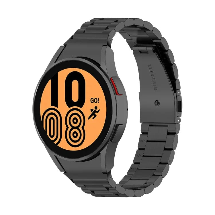 Correia de Relógio em Aço com Três Fios, Para Samsung Galaxy Watch 5 40mm, Para Samsung Galaxy Watch 5 Pro 45mm