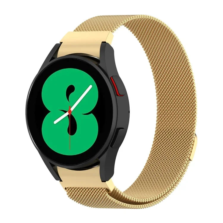 Correia Milanesa para Relógio, Para Samsung Galaxy Watch 5 40mm / 44mm, Para Samsung Galaxy Watch 5 Pro 45mm