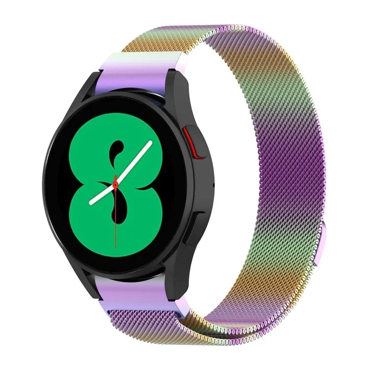 Correia Milanesa para Relógio, Para Samsung Galaxy Watch 5 40mm / 44mm, Para Samsung Galaxy Watch 5 Pro 45mm