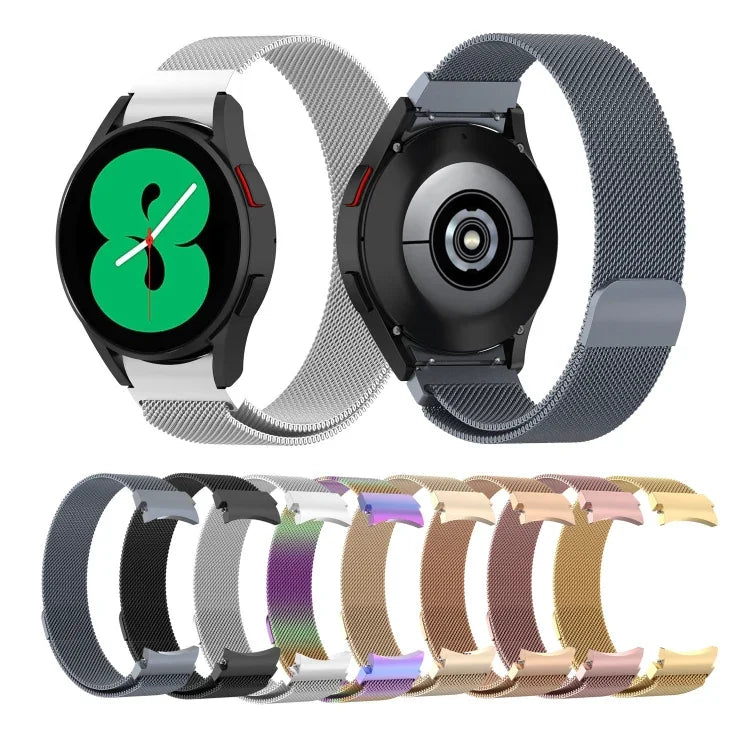 Correia Milanesa para Relógio, Para Samsung Galaxy Watch 5 40mm / 44mm, Para Samsung Galaxy Watch 5 Pro 45mm