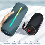 HOPESTAR P37 Altifalante Bluetooth Sem Fios Resistente à Água Portátil com Luz RGB para Exterior