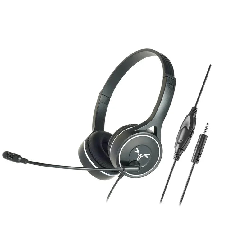 SOYTO SY-G30C Long Microphone Wired Noise Cancelling Ergonomic Gaming Headset, 3.5mm