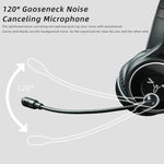 SOYTO SY-T30C Auscultadores Gaming Ergonómicos Bluetooth Sem Fios com Microfone Longo e Cancelamento de Ruído, SY-T30C