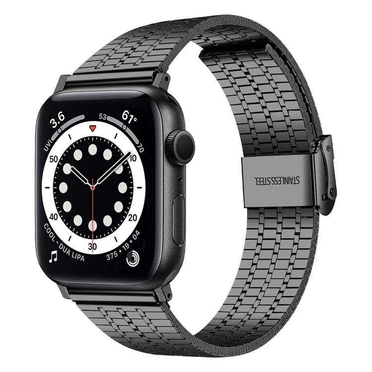 Correia de Aço para Apple Watch Series, 7 45mm / 6&SE&5&4 44mm / 3&2&1 42mm, 7 41mm / 6&SE&5&4 40mm / 3&2&1 38mm