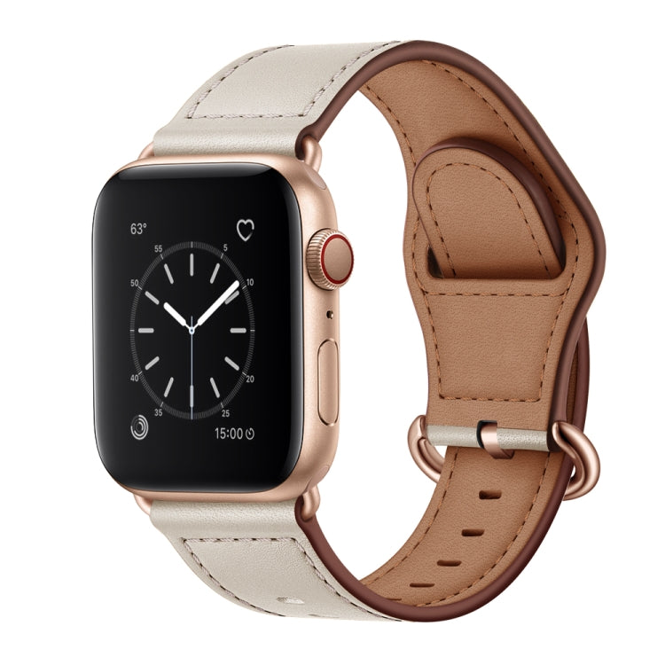 Pulseira de Couro Genuíno para Apple Watch Series, 7 45mm / 6&SE&5&4 44mm / 3&2&1 42mm, 7 41mm / 6&SE&5&4 40mm / 3&2&1 38mm