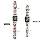 Pulseira de Relógio com Impressão de Unha Única para Apple Watch Series, 7 45mm / 6&SE&5&4 44mm / 3&2&1 42mm, 7 41mm / 6&SE&5&4 40mm / 3&2&1 38mm