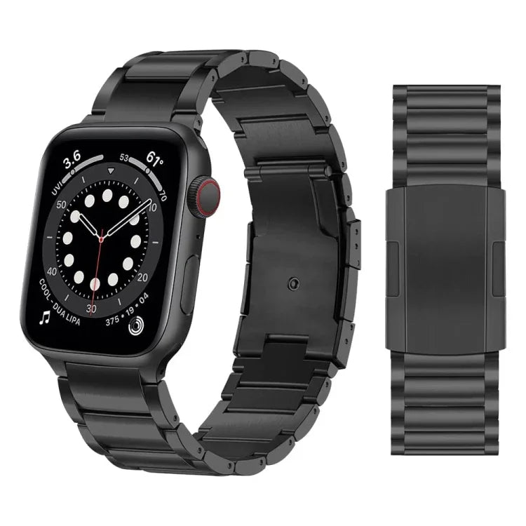Pulseira de Relógio em Liga de Titânio para Apple Watch Series, 7 45mm / 6&SE&5&4 44mm / 3&2&1 42mm, 7 41mm / 6&SE&5&4 40mm / 3&2&1 38mm