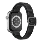 Pulseira de Relógio de Nylon para Cintura Pequena com Onda para Apple Watch Series, 7 45mm / 6&SE&5&4 44mm / 3&2&1 42mm, 7 41mm / 6&SE&5&4 40mm / 3&2&1 38mm