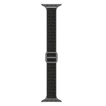 Pulseira de Relógio de Nylon para Cintura Pequena com Onda para Apple Watch Series, 7 45mm / 6&SE&5&4 44mm / 3&2&1 42mm, 7 41mm / 6&SE&5&4 40mm / 3&2&1 38mm