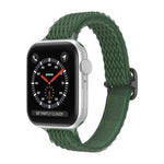 Pulseira de Relógio de Nylon para Cintura Pequena com Onda para Apple Watch Series, 7 45mm / 6&SE&5&4 44mm / 3&2&1 42mm, 7 41mm / 6&SE&5&4 40mm / 3&2&1 38mm