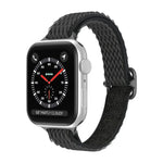 Pulseira de Relógio de Nylon para Cintura Pequena com Onda para Apple Watch Series, 7 45mm / 6&SE&5&4 44mm / 3&2&1 42mm, 7 41mm / 6&SE&5&4 40mm / 3&2&1 38mm