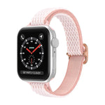 Pulseira de Relógio de Nylon para Cintura Pequena com Onda para Apple Watch Series, 7 45mm / 6&SE&5&4 44mm / 3&2&1 42mm, 7 41mm / 6&SE&5&4 40mm / 3&2&1 38mm
