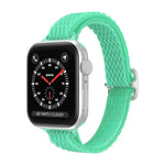 Pulseira de Relógio de Nylon para Cintura Pequena com Onda para Apple Watch Series, 7 45mm / 6&SE&5&4 44mm / 3&2&1 42mm, 7 41mm / 6&SE&5&4 40mm / 3&2&1 38mm