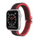 Pulseira de Relógio de Nylon para Cintura Pequena com Onda para Apple Watch Series, 7 45mm / 6&SE&5&4 44mm / 3&2&1 42mm, 7 41mm / 6&SE&5&4 40mm / 3&2&1 38mm