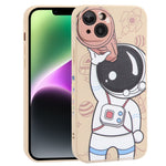 Spaceman Binoculars Phone Case, For iPhone 14 Plus, For iPhone 14 Pro Max, For iPhone 14, For iPhone 14 Pro