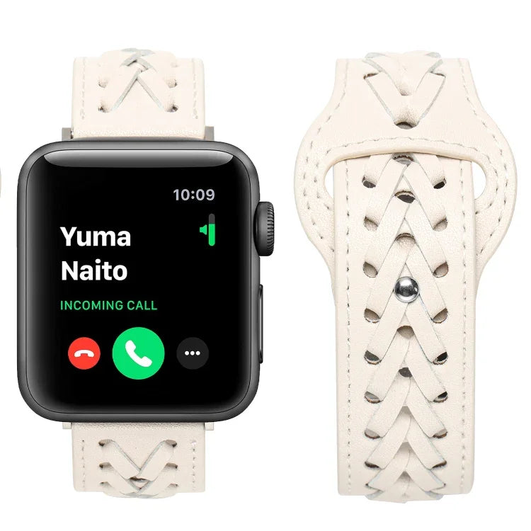 Pulseira de Relógio Trançada para Apple Watch Series, 7 45mm / 6&SE&5&4 44mm / 3&2&1 42mm, 7 41mm / 6&SE&5&4 40mm / 3&2&1 38mm