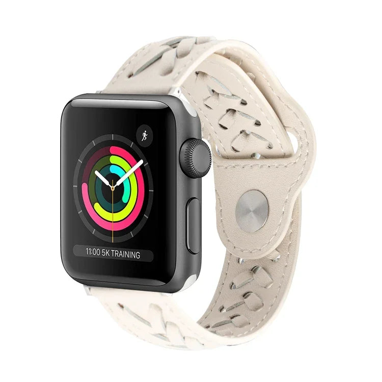 Pulseira de Relógio Trançada para Apple Watch Series, 7 45mm / 6&SE&5&4 44mm / 3&2&1 42mm, 7 41mm / 6&SE&5&4 40mm / 3&2&1 38mm