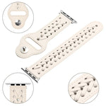 Pulseira de Relógio Trançada para Apple Watch Series, 7 45mm / 6&SE&5&4 44mm / 3&2&1 42mm, 7 41mm / 6&SE&5&4 40mm / 3&2&1 38mm